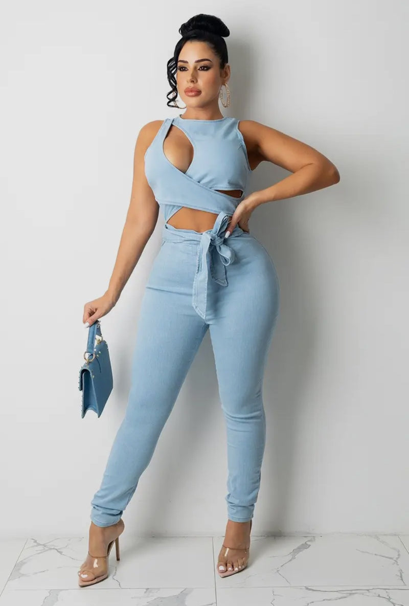 Skyline Cutout Jumpsuit