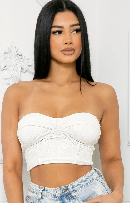 Ivory Enchantment Crop Top