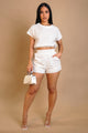 Crop Top Short Set