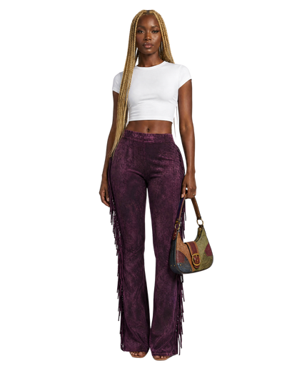 Fringe Detailed Pants