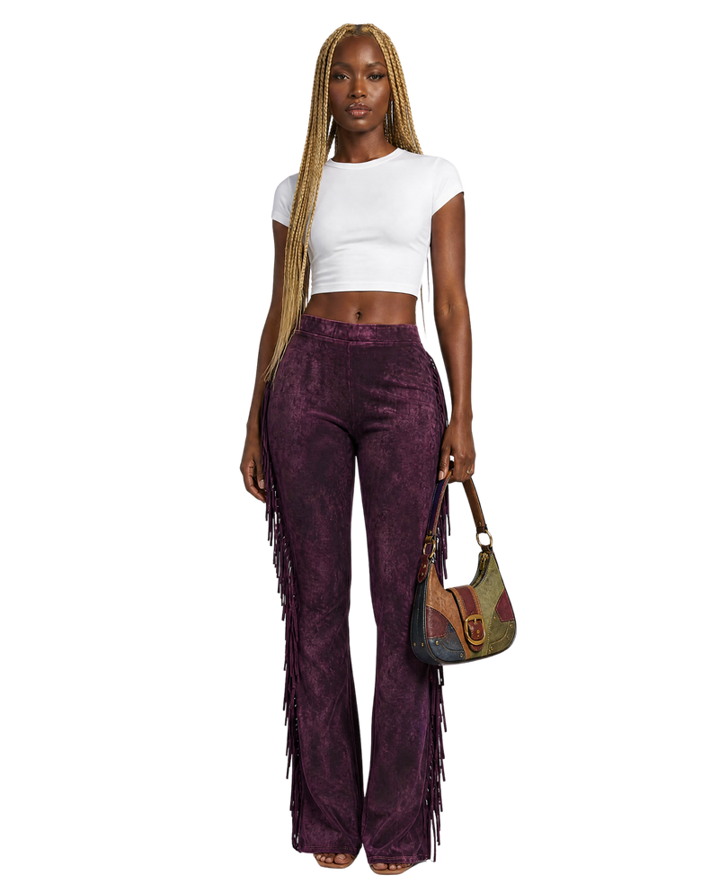 Fringe Detailed Pants