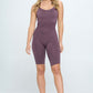 Seamless  Rib Romper Jumpsuit