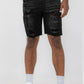 Distressed Stretch Denim Shorts