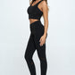 Women's Two Piece Activewear Set Cut Out Detail