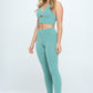 Two Piece Activewear Set with Cut-Out Detail