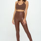 High Waist PU Leather Corset Cincher  Pants