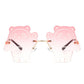 Kids Rimless Panda Colored Children Sunglasses