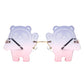 Kids Rimless Panda Colored Children Sunglasses