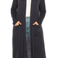 Plus size, solid duster cardigan