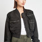 CROPPED BOMBER JACKET