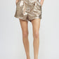 PAPERBAG METALLIC SHORTS