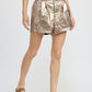 PAPERBAG METALLIC SHORTS