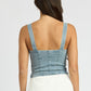 CARGO DENIM CORSET