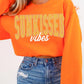 Sunkissed Vibes Graphic Fleece Sweatshirts