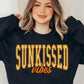 Sunkissed Vibes Graphic Fleece Sweatshirts