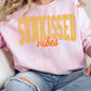 Sunkissed Vibes Graphic Fleece Sweatshirts