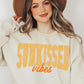 Sunkissed Vibes Graphic Fleece Sweatshirts