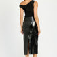 FITTED PENCIL SKIRT WITH SLIT