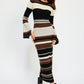 STRIPE MAXI BODYCON DRESS