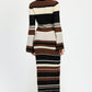 STRIPE MAXI BODYCON DRESS