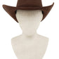 Fedora Hat with Braided Band Accent