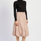 PARACHUTE BUBBLE MIDI SKIRT