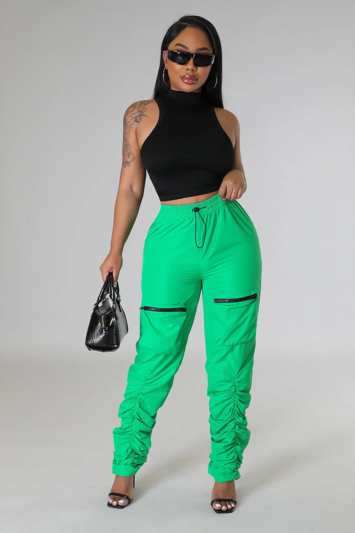 Ruched Lightweight Joggers