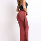 Fringe maxi skirt