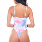 TIE DYE CUTOUT ONE PIECE