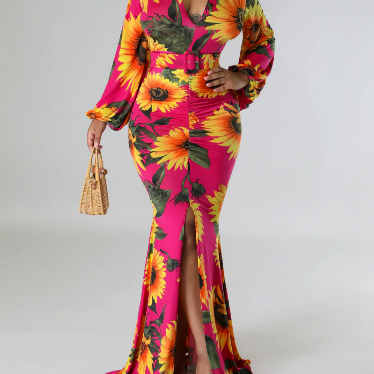 Sunflower Bloom Maxi Dress