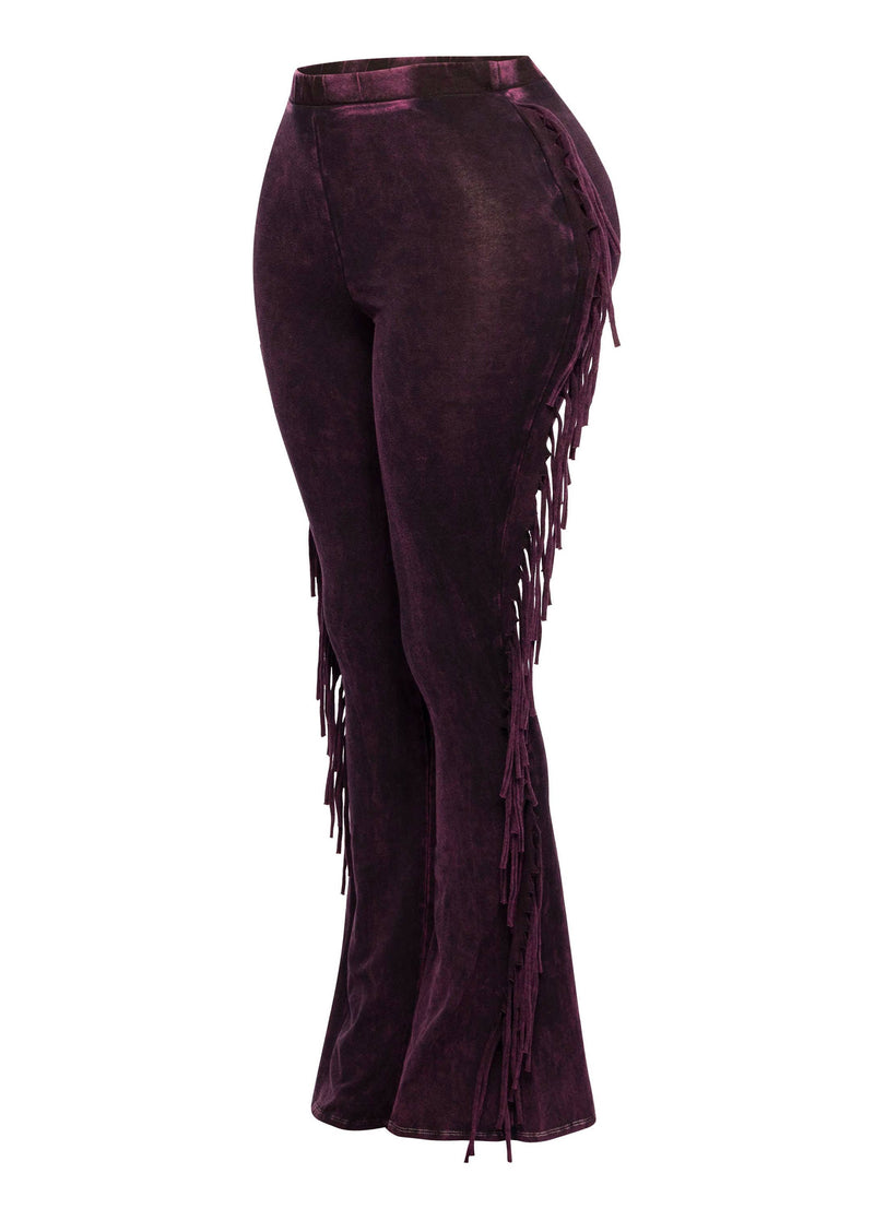 Fringe Detailed Pants