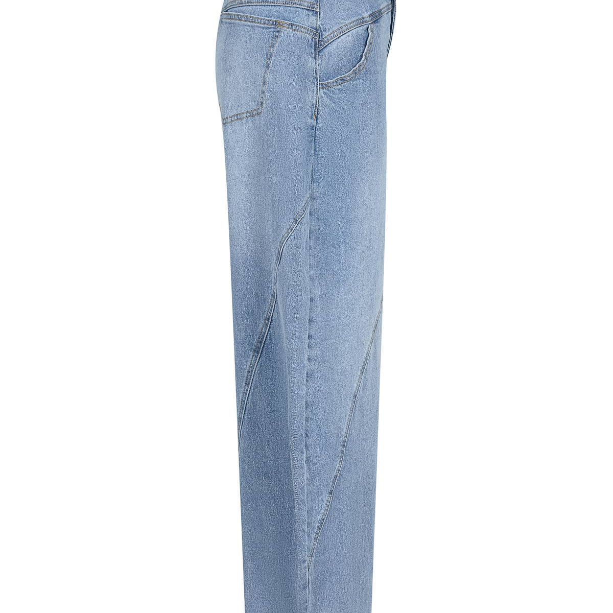Denim High Waist Barrel Jeans