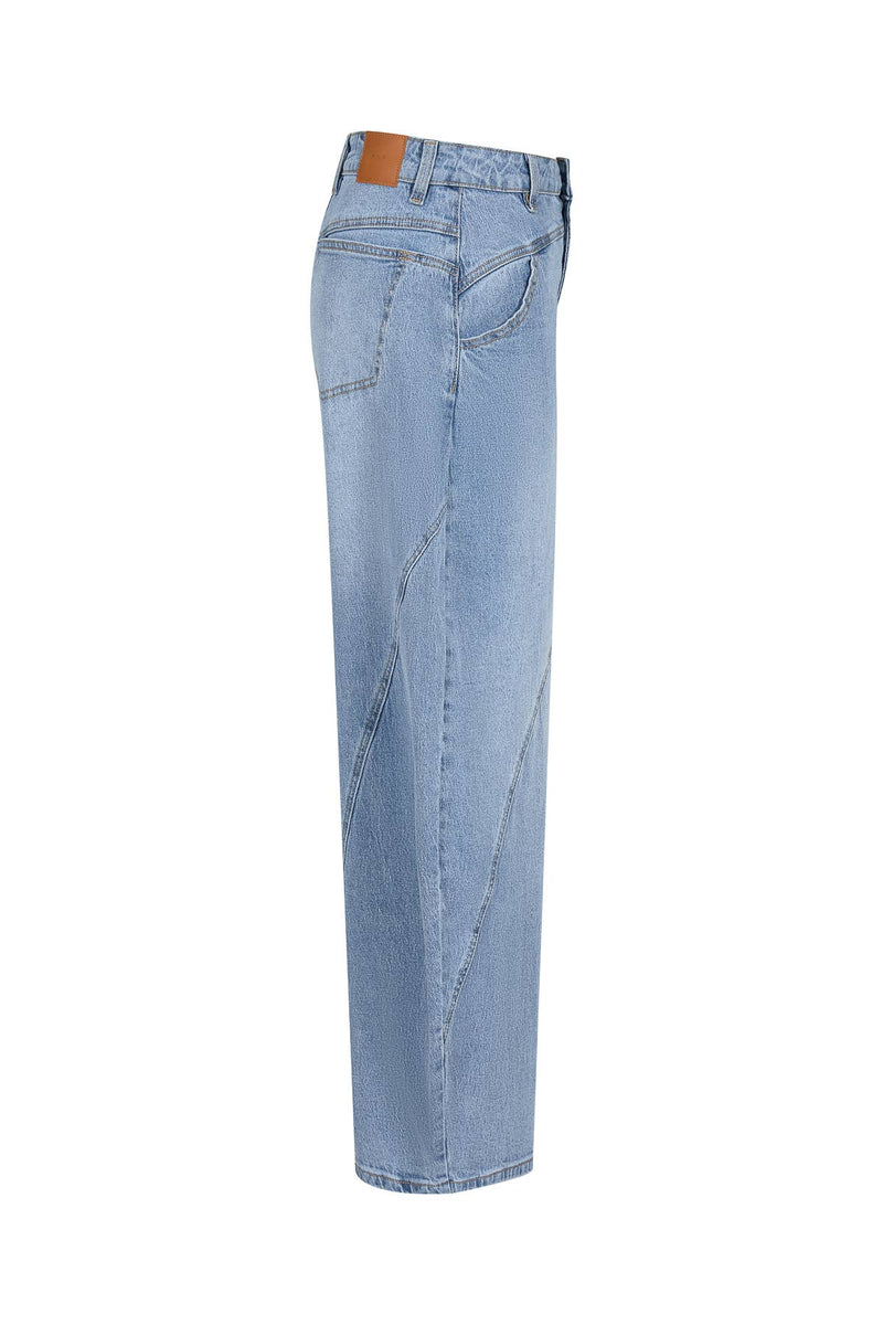Denim High Waist Barrel Jeans