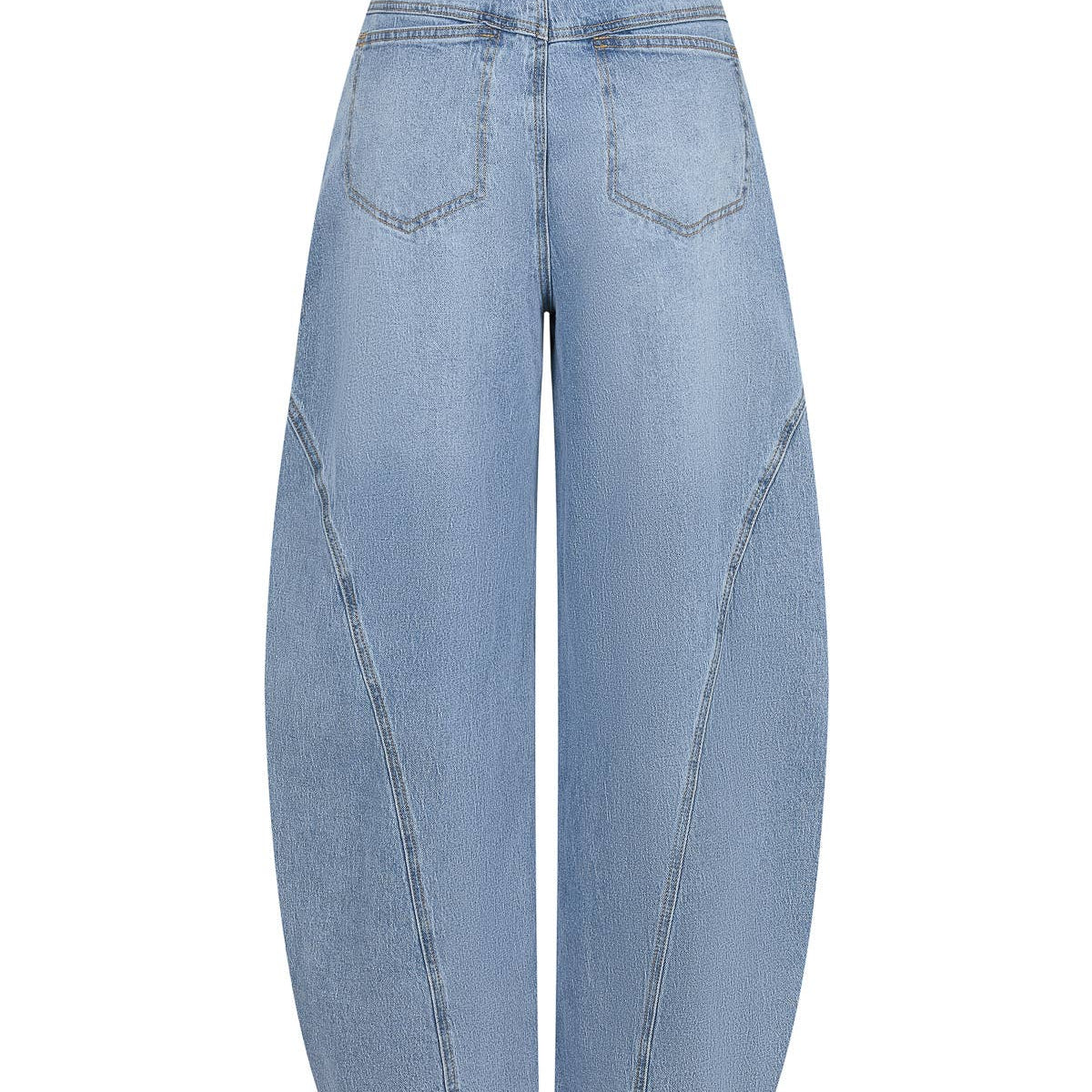 Denim High Waist Barrel Jeans