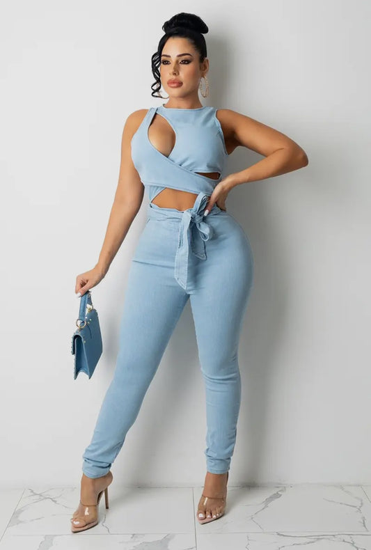 Skyline Cutout Jumpsuit