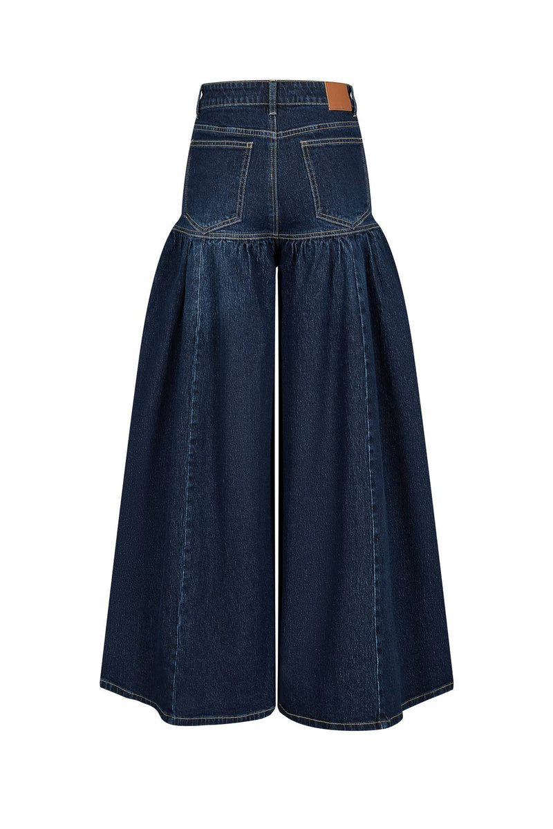 Drop Hip Ultra Wide Leg Jeans