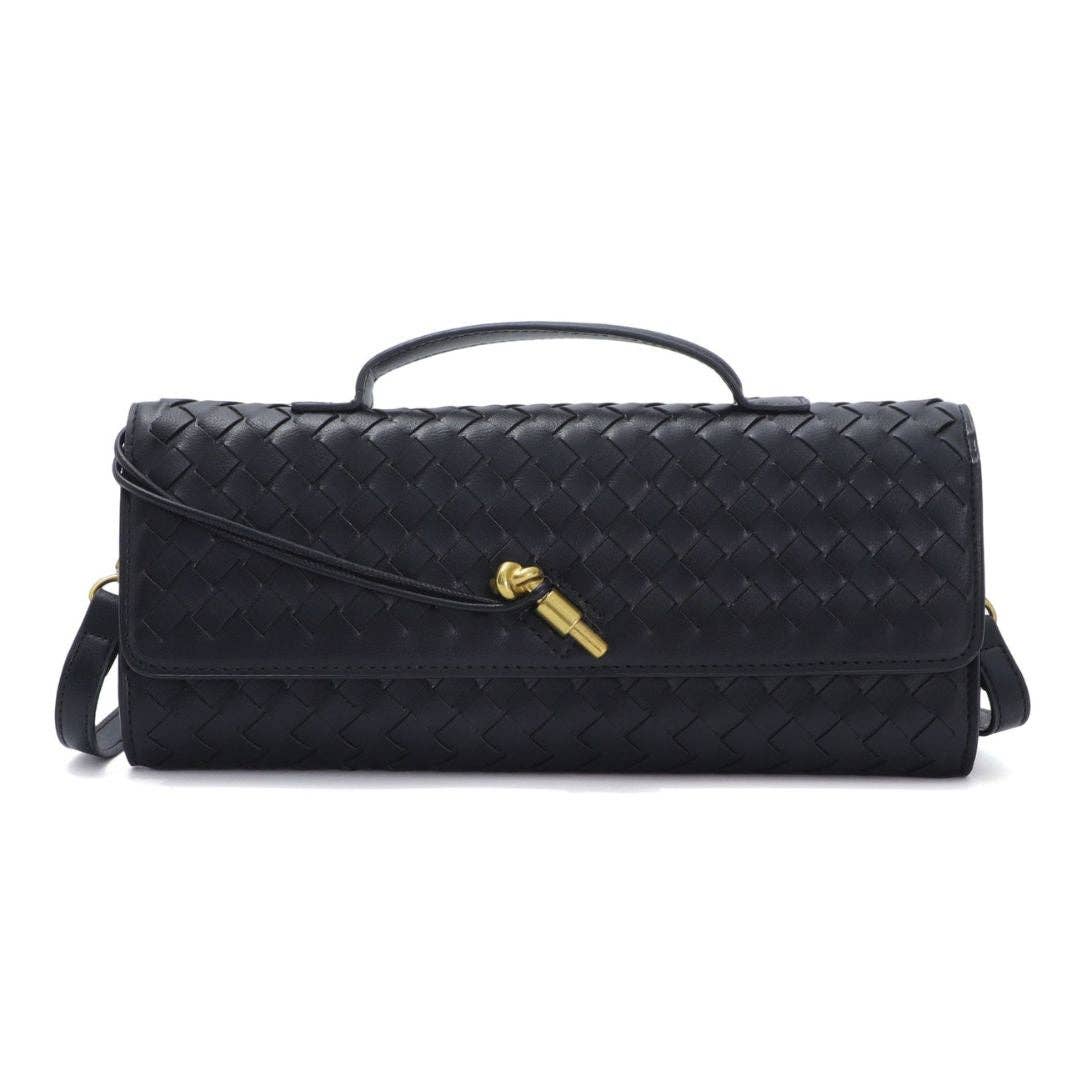 Woven Baguette Bag
