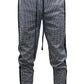 WEIV MEN'S Patterned Sweatpants with Side Stripe