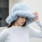 Oversized Fur Bucket Hat