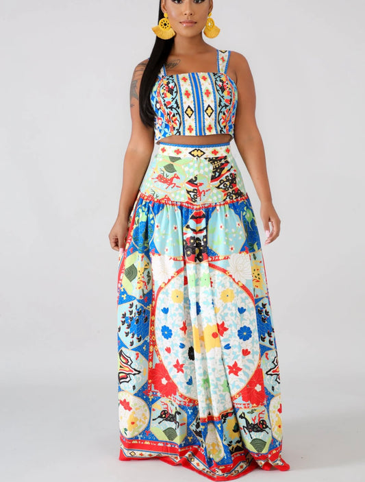 Kaleido Skirt Set
