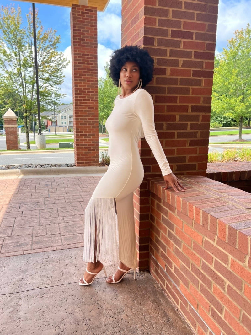 Fringe Accent Maxi