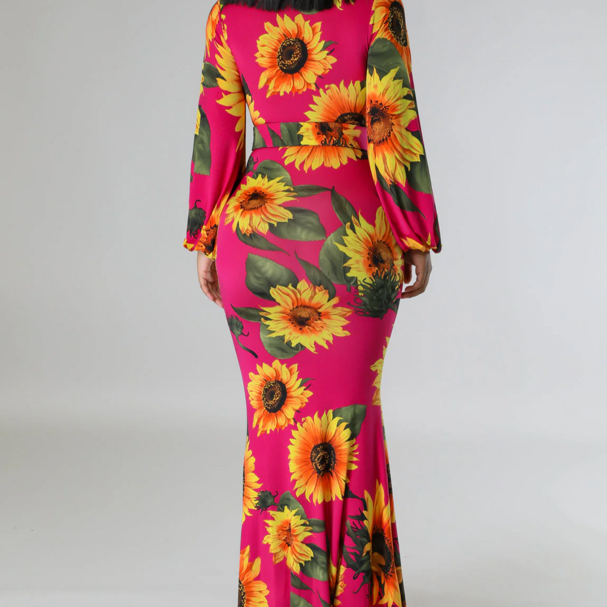 Sunflower Bloom Maxi Dress