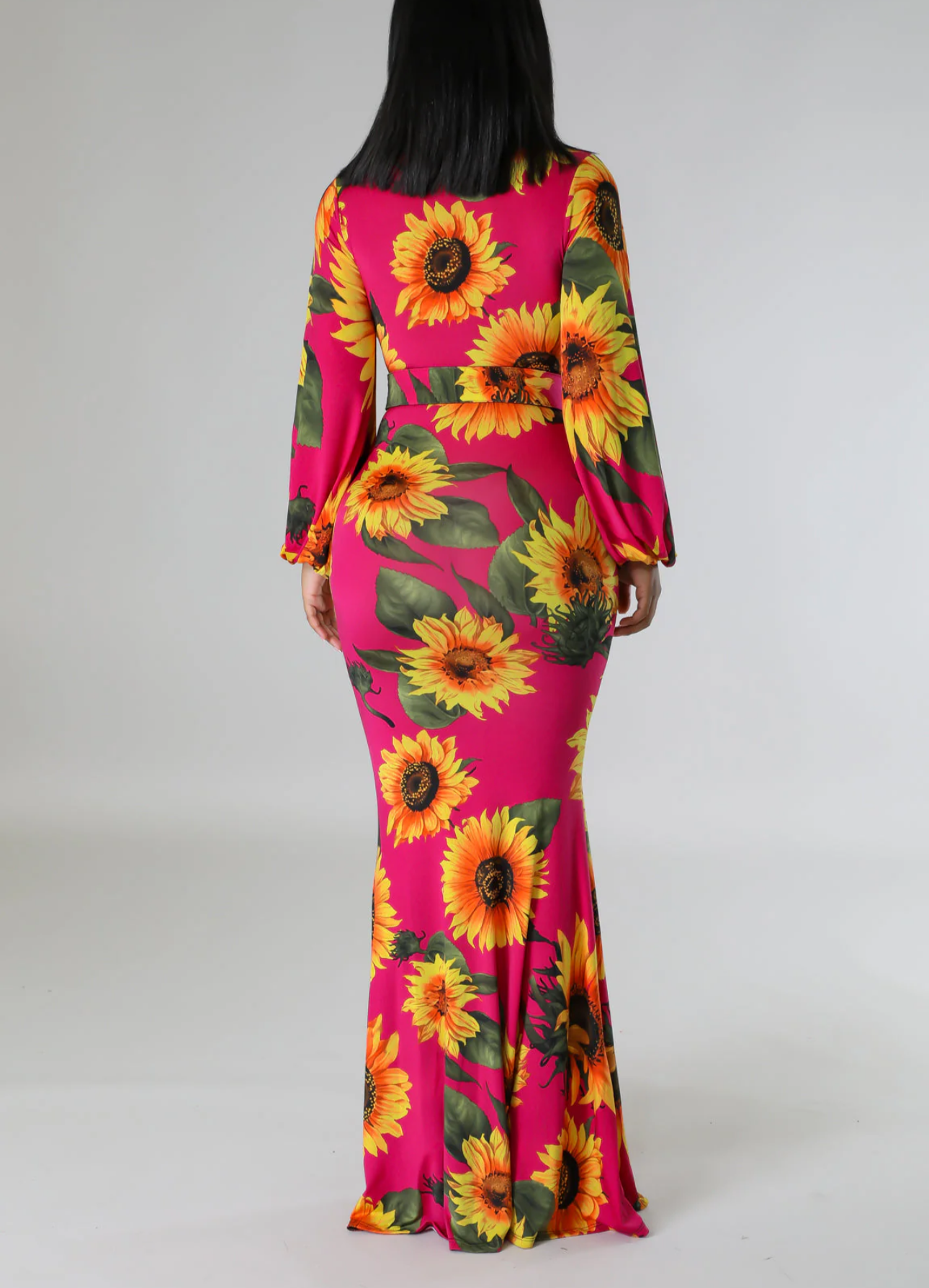 Sunflower Bloom Maxi Dress
