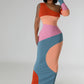 Abstract Maxi Dress