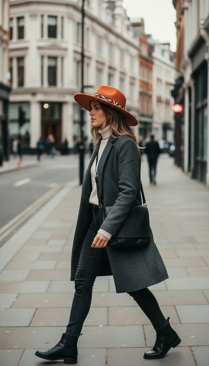 Aztec Band Felt Fedora Hat