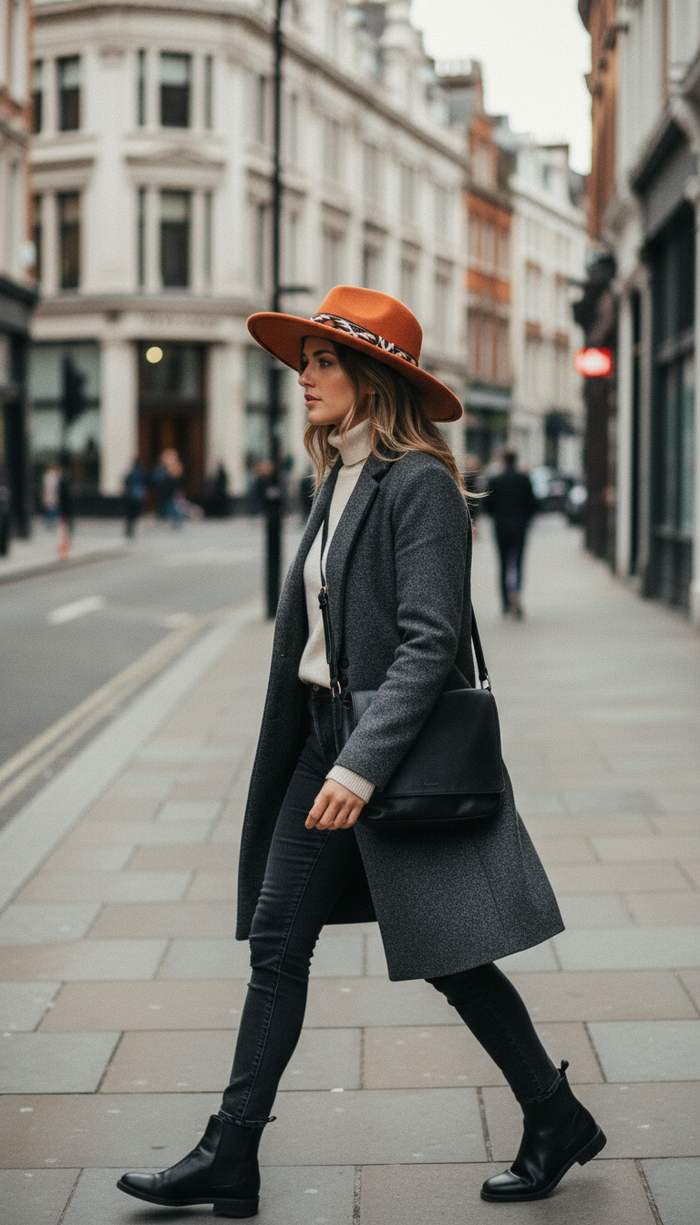 Aztec Band Felt Fedora Hat