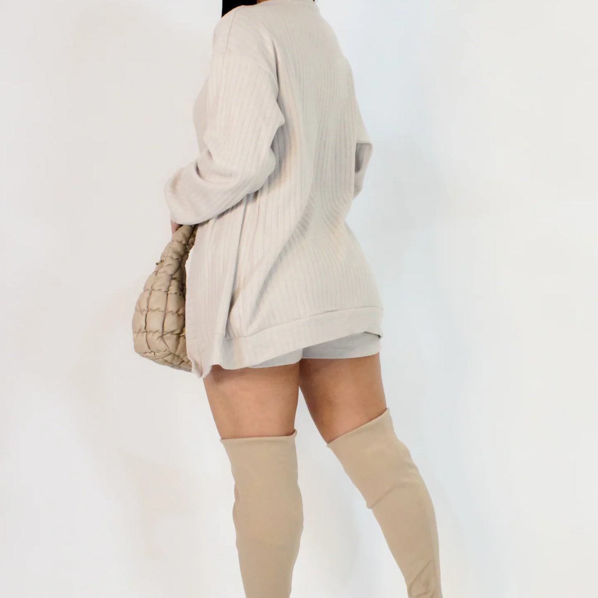 Ribbed 3-Piece Lounge Set