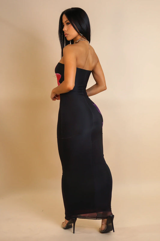 Floral Tube Maxi