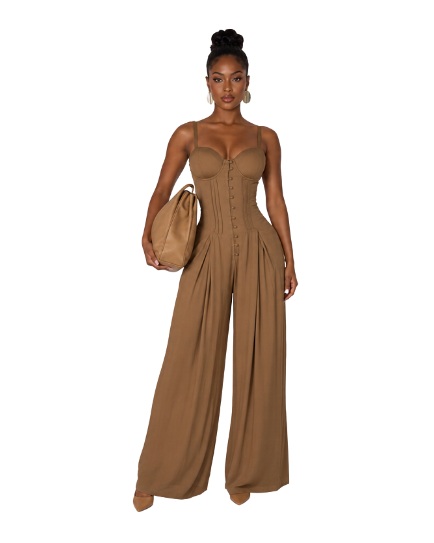Sienna Corset Wide-Leg Jumpsuit