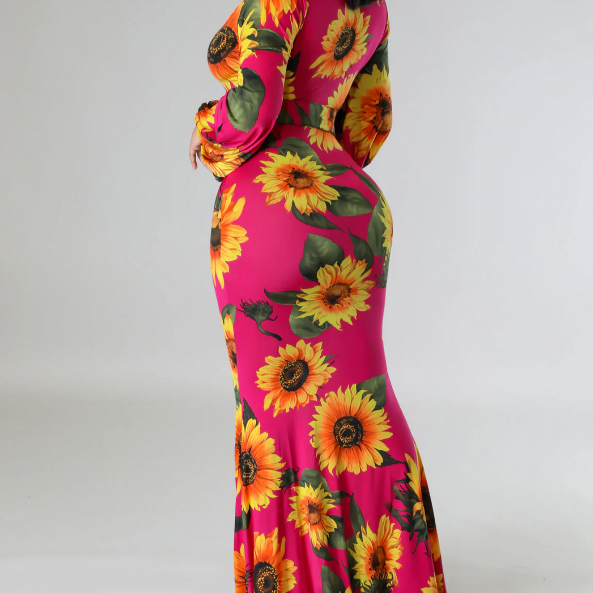 Sunflower Bloom Maxi Dress
